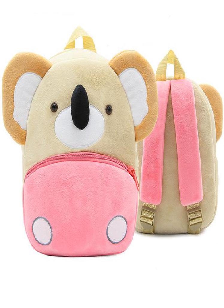 Eckek - Stuffed Plush Kids Baby Toddler School Bags Backpack Kindergarten Schoolbag for Girls Boys 3D Cartoon Animal Backpack - Image 1