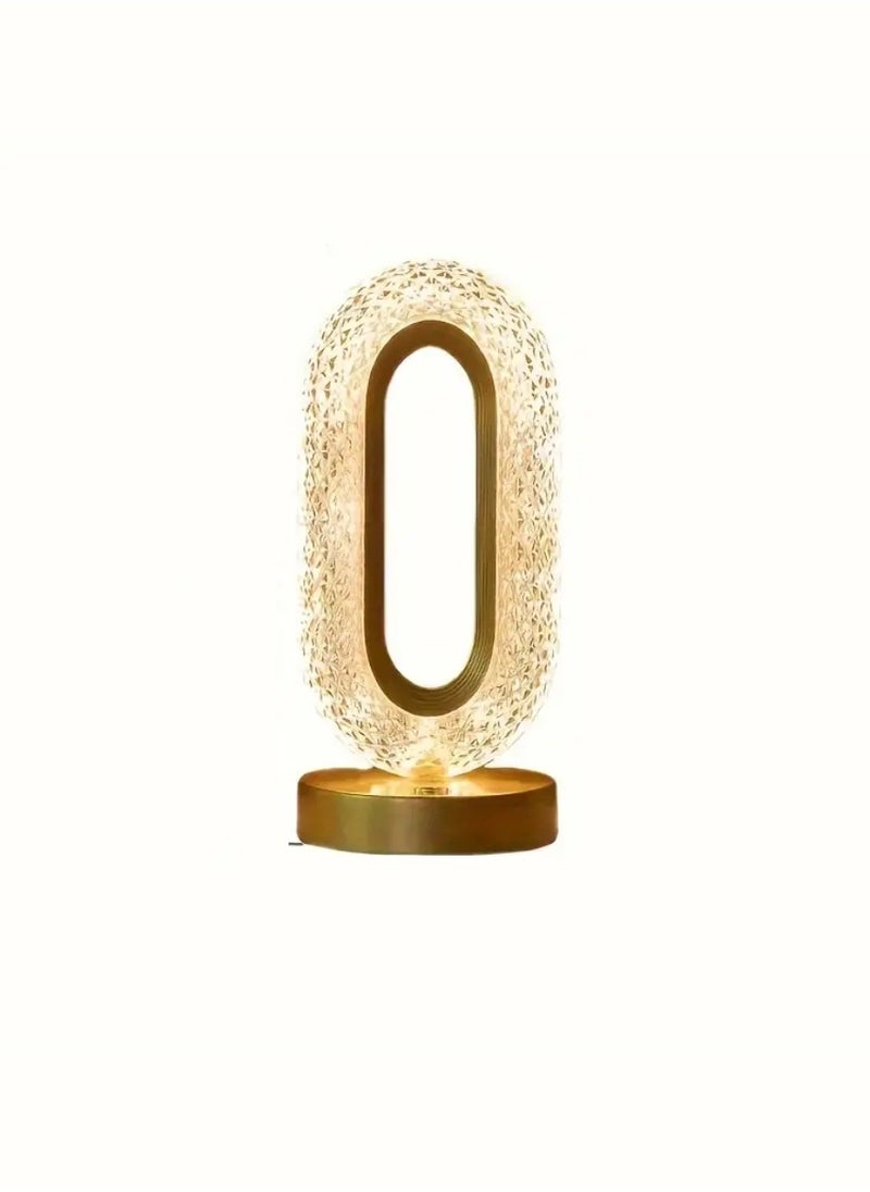 Yuwell - Ramadan Lamp Ramadan Light Crystal Table Lamp With USB 3 Color Changing Option Crystal Lamp LED Light Lamp With 3 Light Intensities Tactile Switch Desk Lamp Ramadan Decoration - Image 1