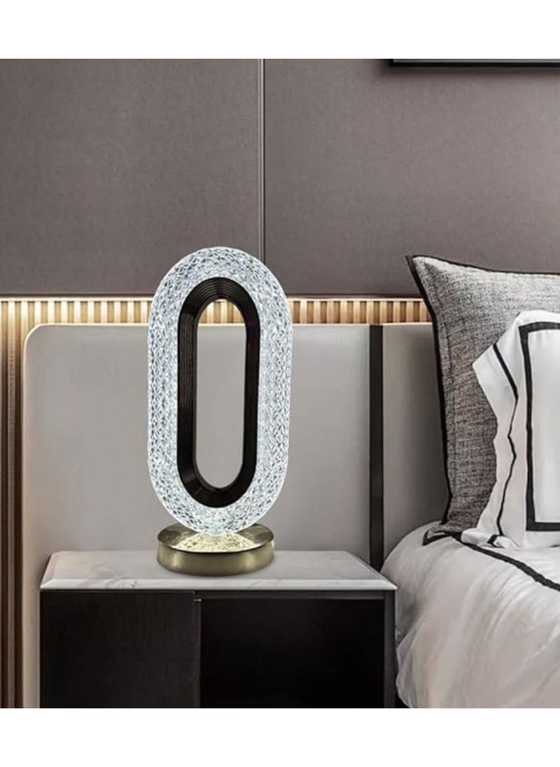 Yuwell - Ramadan Lamp Ramadan Light Crystal Table Lamp With USB 3 Color Changing Option Crystal Lamp LED Light Lamp With 3 Light Intensities Tactile Switch Desk Lamp Ramadan Decoration - Image 1