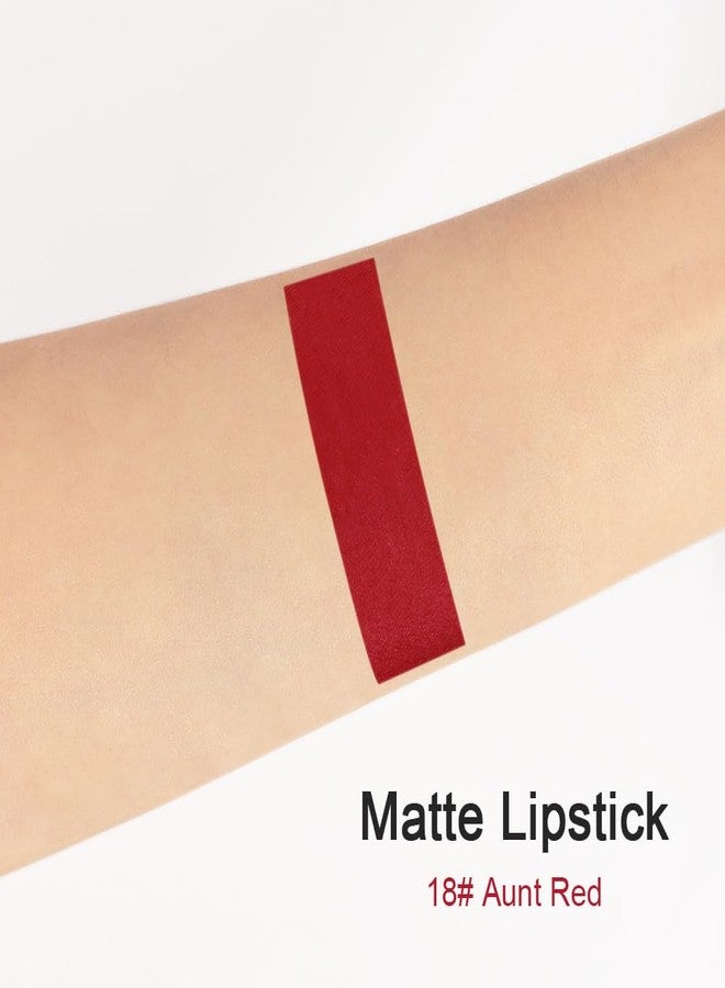 BINGBRUSH Smooth Longwear Lipstick Pack Set, Matte Color Stick Ultimate Lip Crayon for Makeup Collection - Waterproof Velvet Lipgloss Lip Stain (18#) - Image 3