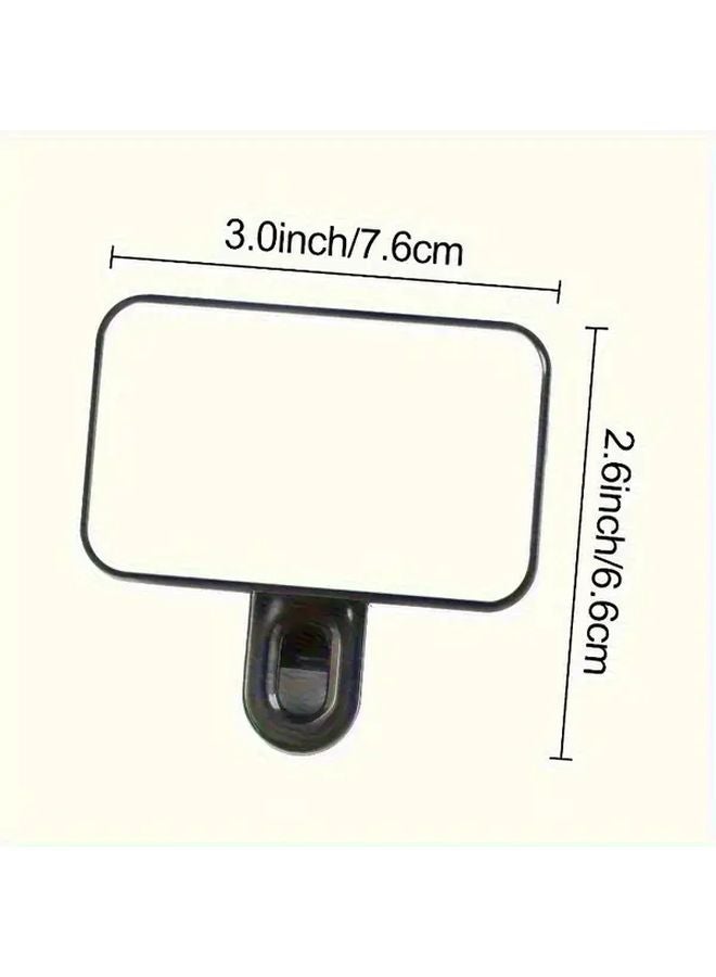 N S 21 Portable LED Square Fill Light Mini Clip On For Photography Streaming - Image 4