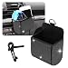 Hbxdeco Car Vent Storage Organizer Rhinestone Car Air Vent Leather Storage Pouch Bling Automotive Hanging Bag Pocket Case Universal Auto Mount Cell Phone Sunglasses Coin Holder Black - Image 2