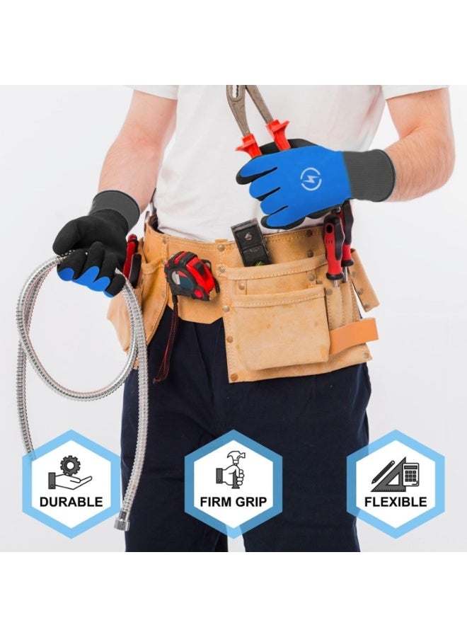 Insulation Work Gloves, 1000V High Voltage Safety Gloves with Heat and Flame Retardant Protection, Comfortable Insulating Glove for Electrical Maintenance and Industrial Use - Image 3