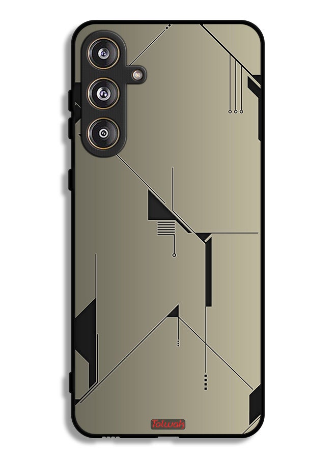 Tolwak Samsung Galaxy M55 5G Protective Case Cover Minimalism Abstract Digital Art - Image 1