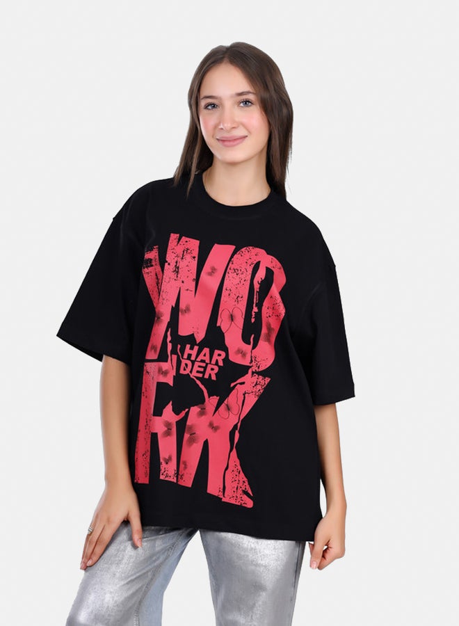 WHITE RABBIT Slip On Oversized Cotton T-Shirt  - Image 1