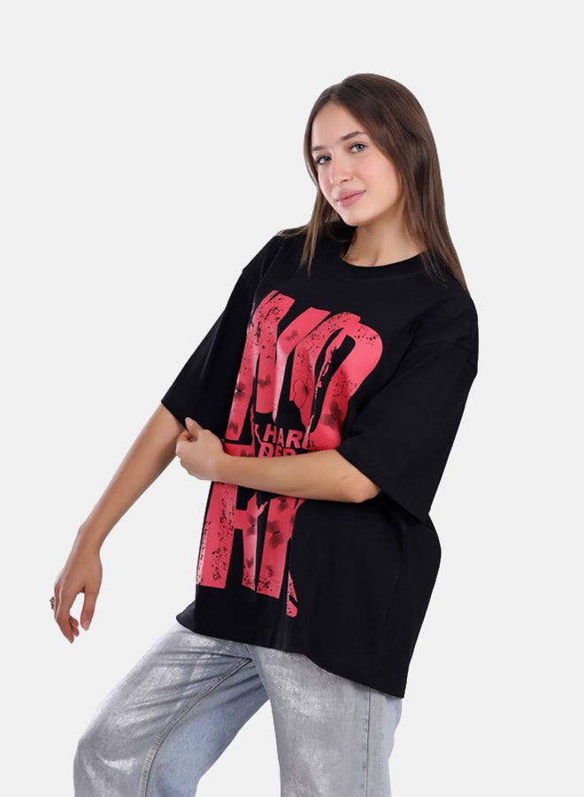 WHITE RABBIT Slip On Oversized Cotton T-Shirt  - Image 3
