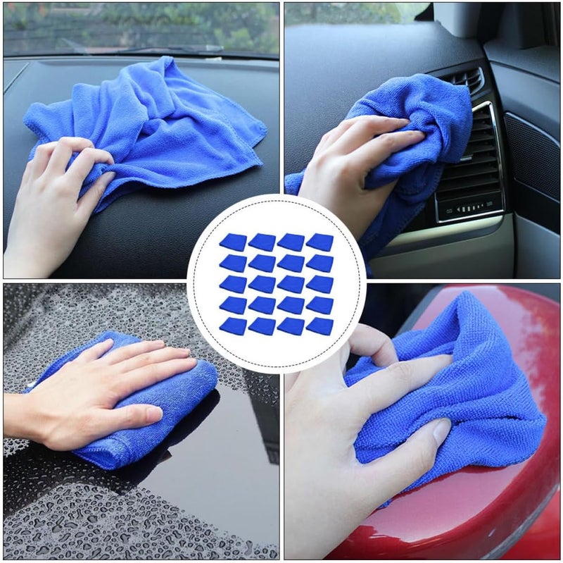 PRETYZOOM 50pcs Super Absorbent Microfiber Car Wash Towels, Auto Drying Cloths for Vehicle Detailing and Cleaning, Lint-Free Car Care Towels for All-Season Use - Image 3