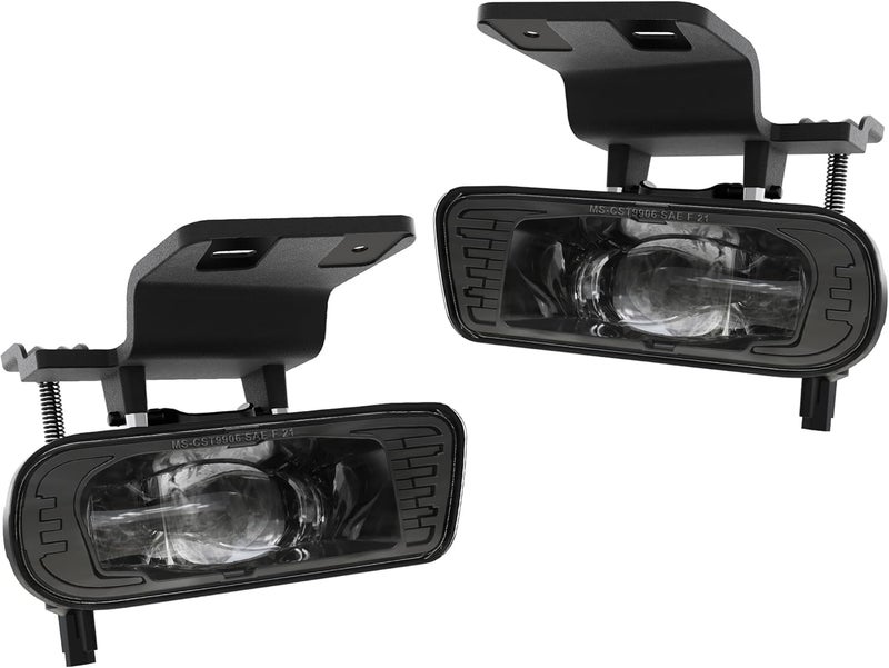 Z-OFFROAD مجموعة مصابيح الضباب LED المحدثة Z-OFFROAD لشيفروليه سيلفرادو 1500/2500 1999-2002، سيلفرادو 3500 2000-2001، سوبربان/تاهو 2000-2006 - 1 زوج أسود - Image 1