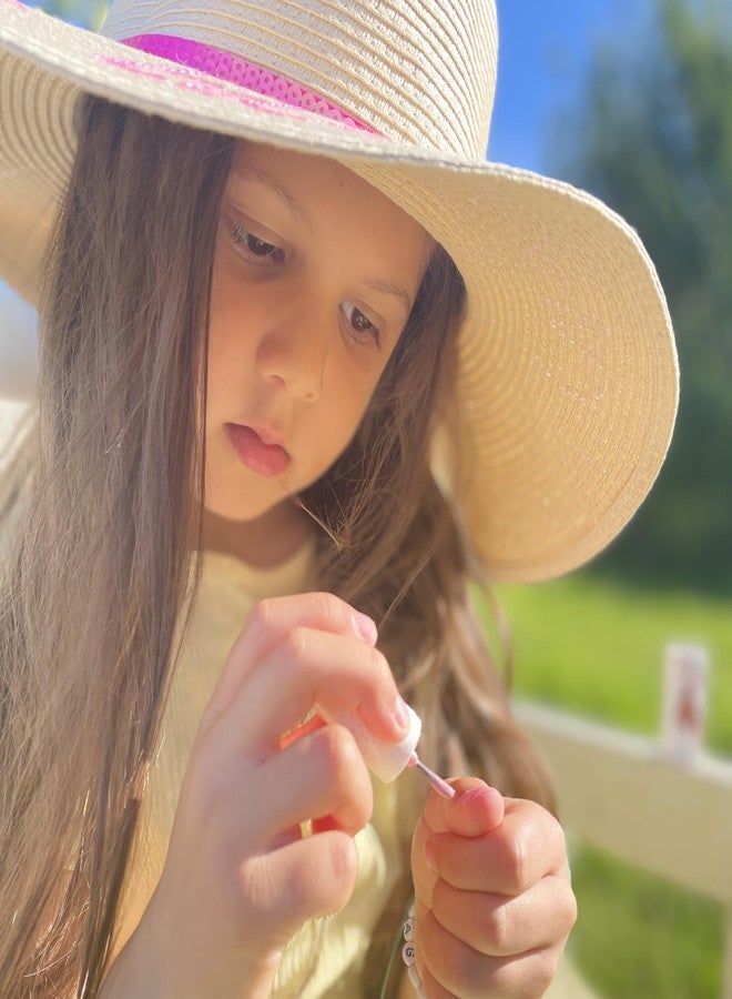 MISS NELLA CONFETTI CLOUDS-Safe Special Glitter Clear Nail Polish for Kids, Non-Toxic & Odor Free Formula for Children and Toddlers, Natural Water Based for Easy Peel Off - Image 2