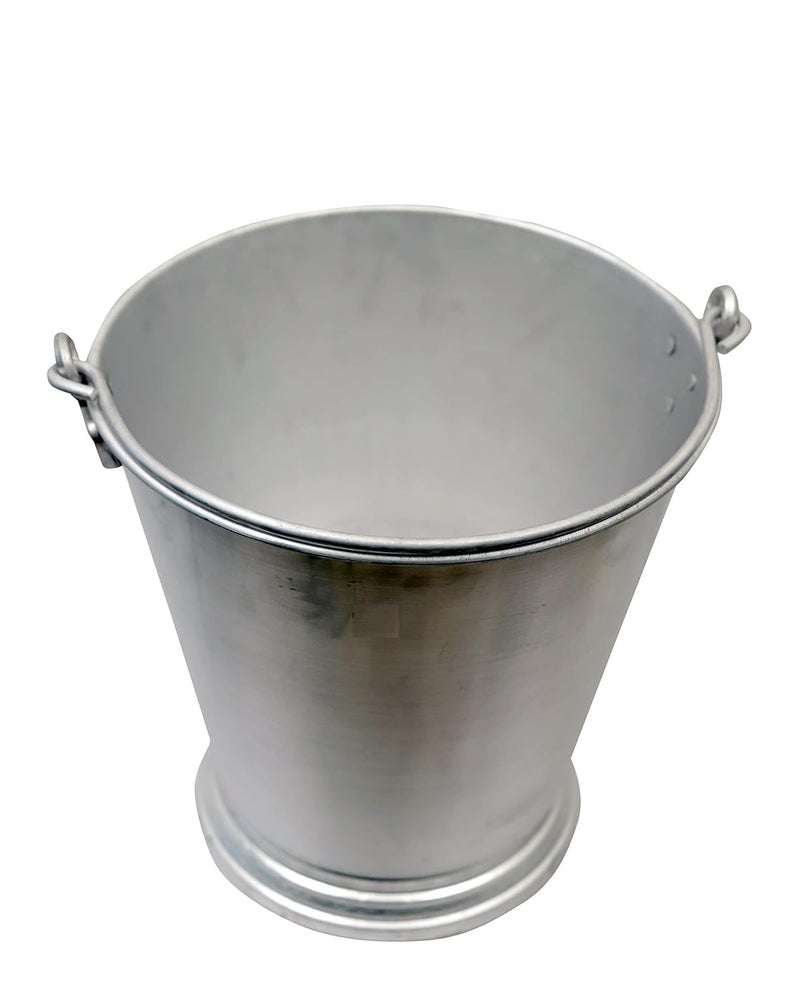 RJ KITCHANWARE Store Aluminium Bucket Multipurpose Balti with Handle Specially Made for Home and Restaurant BALTI for Kitchen Domestic 10 Litter