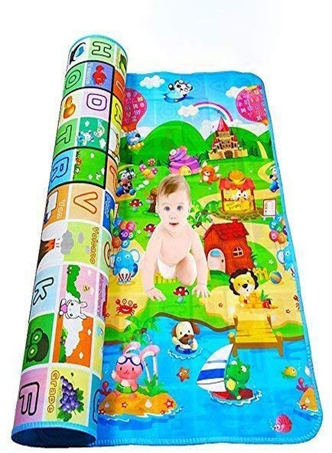Dhruheer Water Proof Double Sided Baby Floor Mat Play Mat Carpet Baby Crawl Play Mat Babies Children Kids Infant Crawling Play Mat Carpet Baby Gym Water Resistant Quick Dry Baby Play Mat (180 x 120) - Image 2