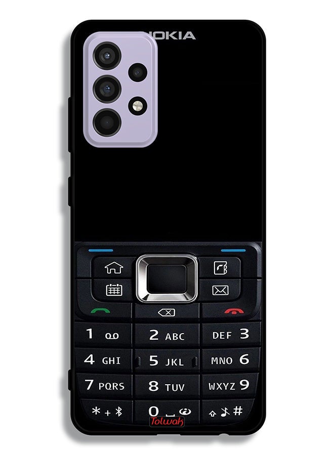 Tolwak Samsung Galaxy A52 5G Protective Case Cover Old Phone Pattern - Image 1