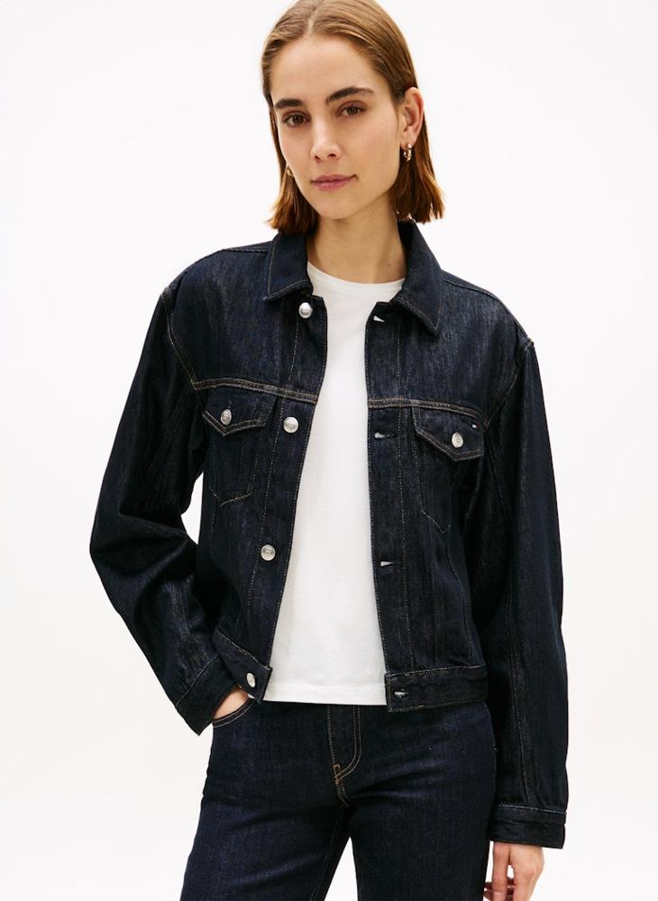 TOMMY HILFIGER Logo Denim Jacket - Image 1
