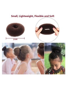 Extra Small Bun Makers for Kids, 6 PCS Chignon Donut Sock Forms for Girls, Mini Doughnut Shapers for Short and Thin Hair (2 Inch, Dark Brown) - pzsku/Z7A8A043A07770BD7506EZ/45/_/1731591682/fa4b28d6-7ca4-43de-bf50-8a67f937c28d