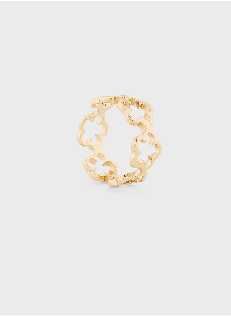 Ginger Floral Ring