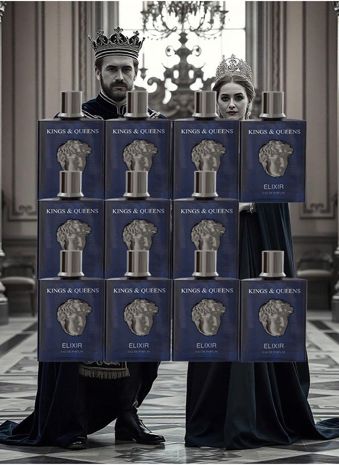 AMARAN 11 Pieces Kings And Queens Elixir Perfume For Unisex 100ml EDP  - Image 1