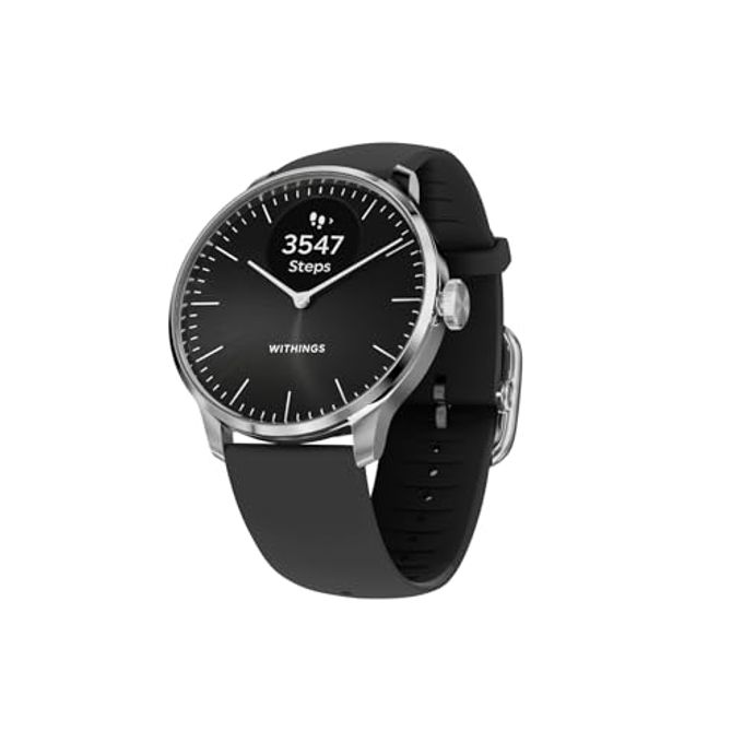 Withings Scanwatch Light Hybrid Smart Watch, Heart Rate Monitoring, Fitness Tracker, Cycle Tracker, Sleep Monitoring - Image 1