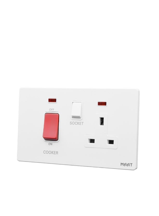MAAT Cooker Control Unit with Socket and Indicator 