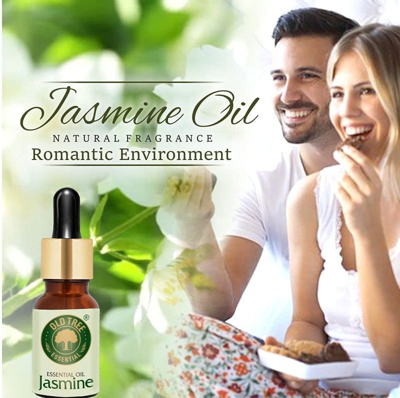 Old Tree Jasmine Essential Oil (30ml) - for Skin, Hair, Bathing, Pooja, Diffuser, Fragrance & Soap Making - Pure & Original Oil with Dropper for Aromatherapy - Image 4