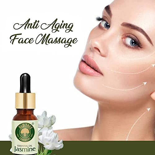 Old Tree Jasmine Essential Oil (30ml) - for Skin, Hair, Bathing, Pooja, Diffuser, Fragrance & Soap Making - Pure & Original Oil with Dropper for Aromatherapy - Image 5