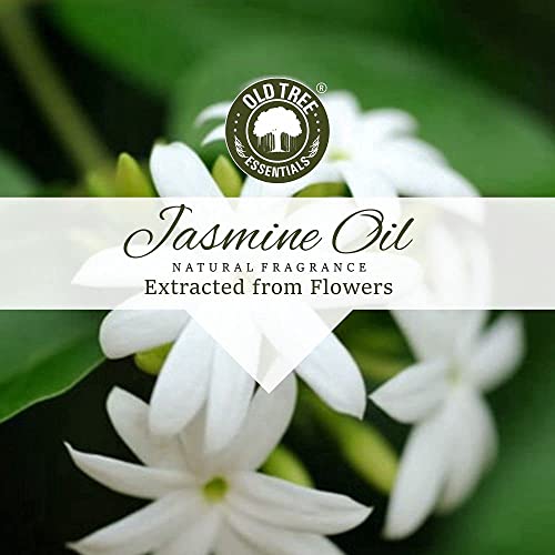 Old Tree Jasmine Essential Oil (30ml) - for Skin, Hair, Bathing, Pooja, Diffuser, Fragrance & Soap Making - Pure & Original Oil with Dropper for Aromatherapy - Image 2