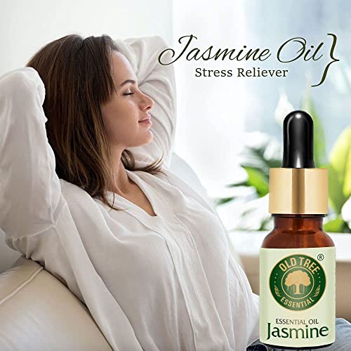 Old Tree Jasmine Essential Oil (30ml) - for Skin, Hair, Bathing, Pooja, Diffuser, Fragrance & Soap Making - Pure & Original Oil with Dropper for Aromatherapy - Image 3