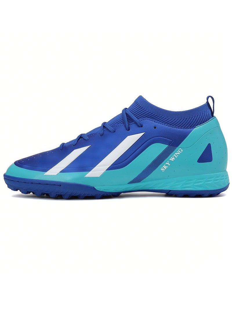 SKY WING Unisex Soccer Cleats Lightweight Lacing System IC/IN Sole Multi-Color face Men And Women Football Shoes with Ankle Support for Beginners to Advanced Players - Image 2