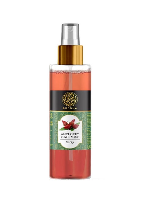 Buddha Natural Grey Hair Mist 150 ml Heat UV Protection Mist Protect Natural Black Hair Color