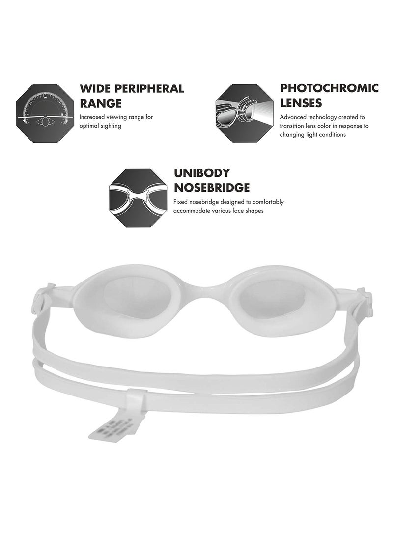 TYR Special Ops 2.0 Transition Small Swim Goggles For Women (White,S) - Image 3