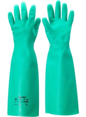 Ansell Solvex 37-185 Chemical Resistant Long Work Gloves  - Image 1