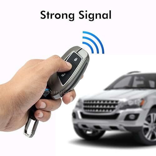 SHOPOFLUX Metal Key Cover Compatible with MG ZS EV Electric | Astor 3 Button Smart Key - Image 3