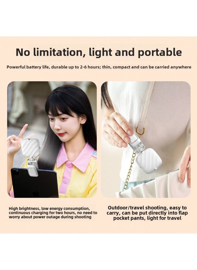 Mobile Phone Live Light Fill Light Beauty Light RGB Pocket Light Full Color Led Atmosphere Light USB Charging Light-Specifications:D3 Black-can Be Clamped/hanged/can Be Spliced