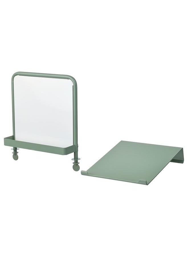 erorex - Writing Board+Whiteboard, Set Of 2, Light Grey-Green - Image 1