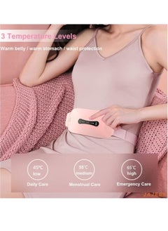 Menstrual Heating Pad, 3 Levels Adjustable Temperature Electric Period Heating Belt, Portable Waist, Back, or Belly Pain Relief Heating Belt for Women & Girls, Pink - pzsku/Z7A8B0E91488D026CD937Z/45/_/1740567423/1ef5aae5-f595-4a25-a6be-a236a441732a