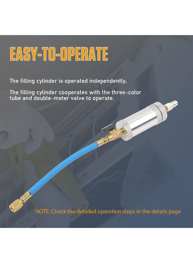 CMTOOL AC Oil Injector Tool R134A Compressor Oil Injector Kit - Image 5