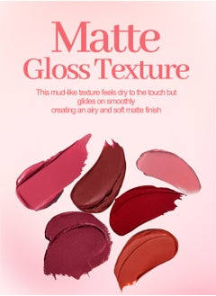 OLIBOLLA Lip & Cheek Blurry Pudding Pot with Silicone lip brush, Multi-Purpose Velvet Matte Cream for Buildable Color, Lightweight Formula for Lasting Look & Concealing Lip Lines  - Image 3