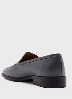 CALVIN KLEIN LEATHER SQUARE LOAFERS  - Image 2