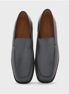 CALVIN KLEIN LEATHER SQUARE LOAFERS  - Image 4
