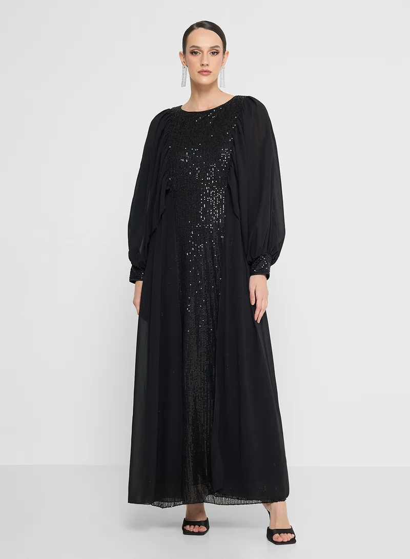 Khizana Shimmer A-line Dress