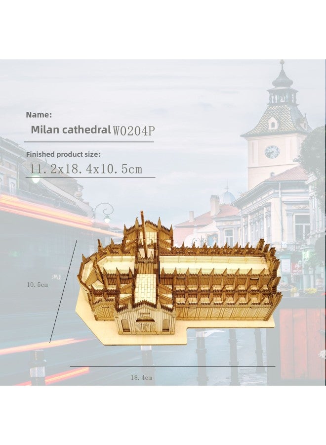 Nosto Wooden 3D Puzzle World Famous Construction Toys Educational Assembly Gift Oem Customization-Color:Big Ben  - Image 3