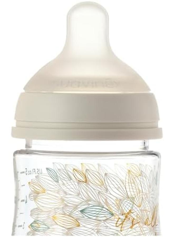 SUAVINEX Sx Pro Feeding Wide Neck Physiological Silicone Teat Bottle 0 Months 150Ml S Fs Grey Gold - Image 3