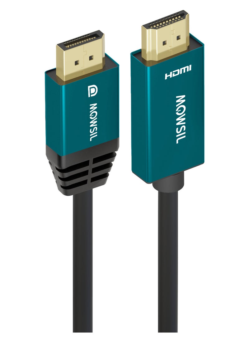 موسل موسيل كيبل 4K ديسبلاي بورت إلى اتش دي ام أي مقاس 3 متر  - Image 2