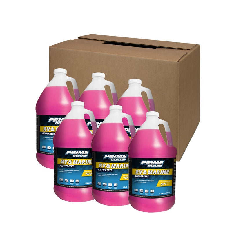 Prime Guard 50 RV Marine Antifreeze 1 Gallon Pack of 6 - Image 2