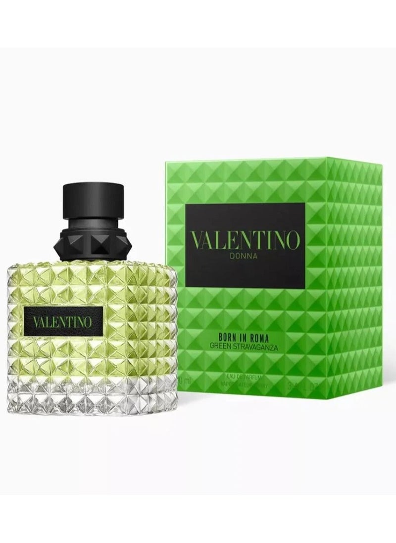 فالنتينو دونا أكوا - عطر فالنتينو دونا بورن ان روما جرين سترافغانزا النسائي او دو بارفيوم 100مل - Image 1