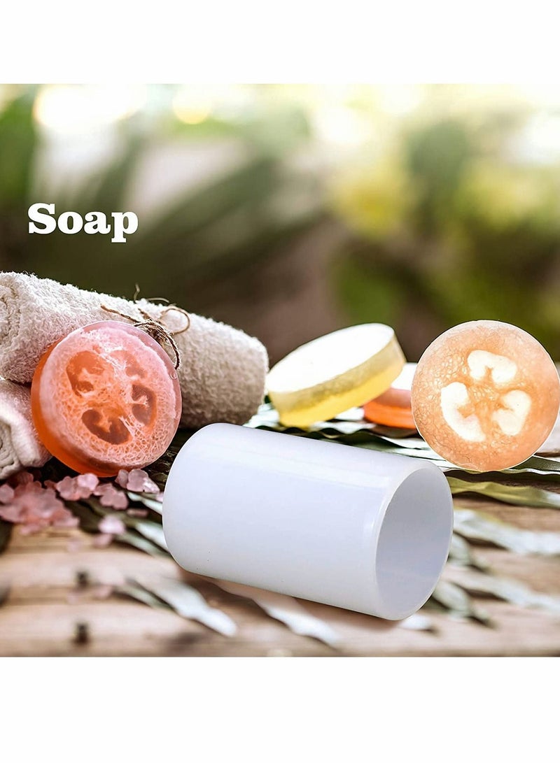 Captaintech 2pcs Silicone Candle Molds for Candle Making, 2 Sizes Cylinder Resin Molds for Making Aromatherapy Candles DIY Casting Epoxy Mold for Resin, Soap, Flower Specimen, Insect Specimen, Clay Craft - Image 4