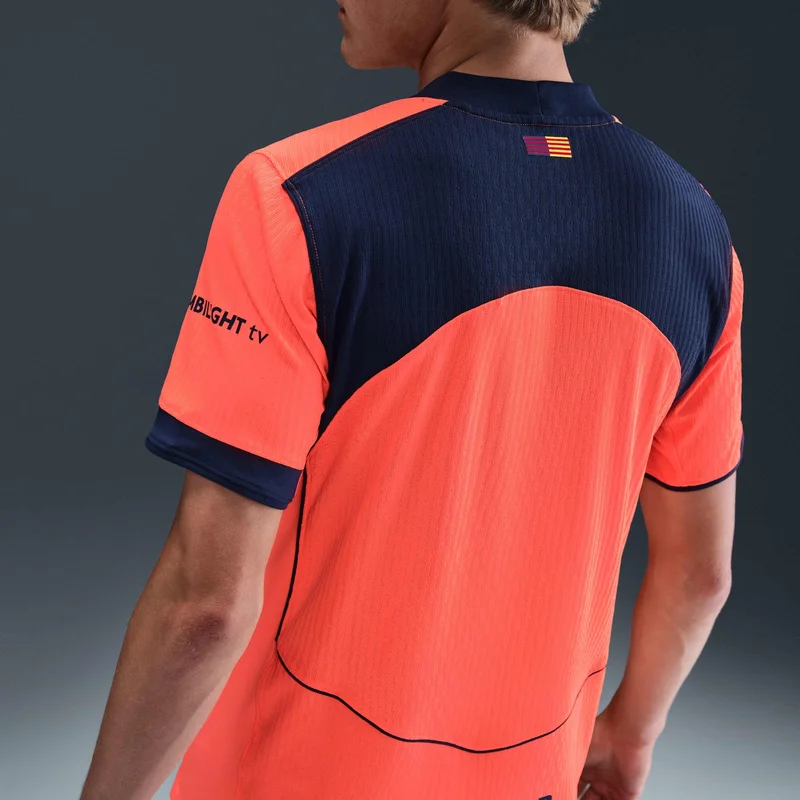 Nike Orange Men's FC Barcelona 2025/26 3rd Authentic Football Jersey for Men | Best Price UAE