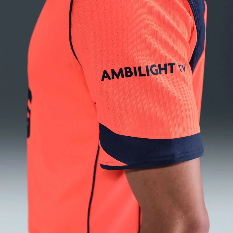 Nike Orange Men's FC Barcelona 2025/26 3rd Authentic Football Jersey for Men | Best Price UAE