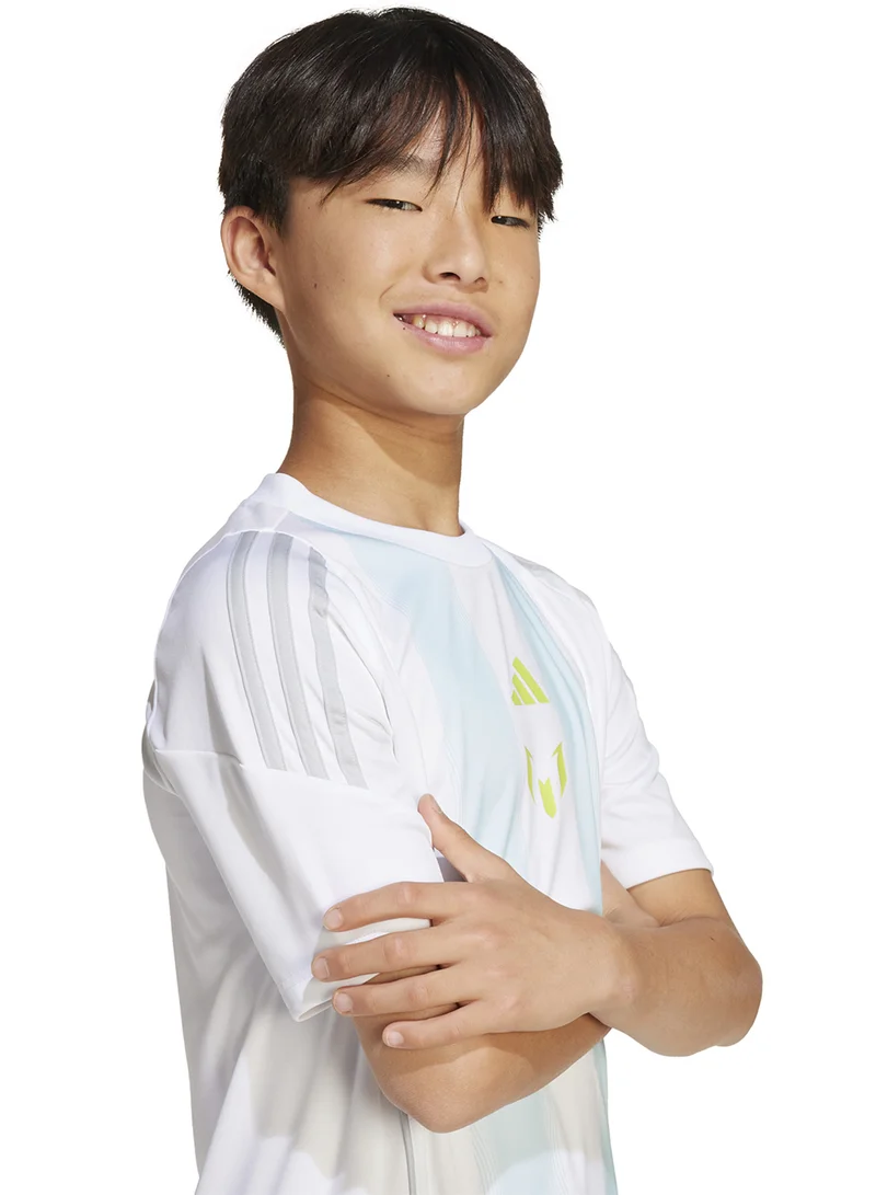 adidas تيشيرت ميسي للشباب
