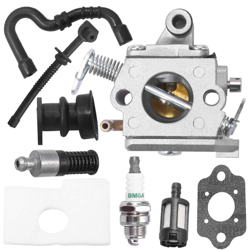 Anxingo MS170 Carburetor Replacement for Stihl MS170 MS180 017 018 MS170C MS180C Chainsaw, Replaces Zama C1Q-S57, C1Q-S57A, C1Q-S57B, 1130-120-0603 - Image 1
