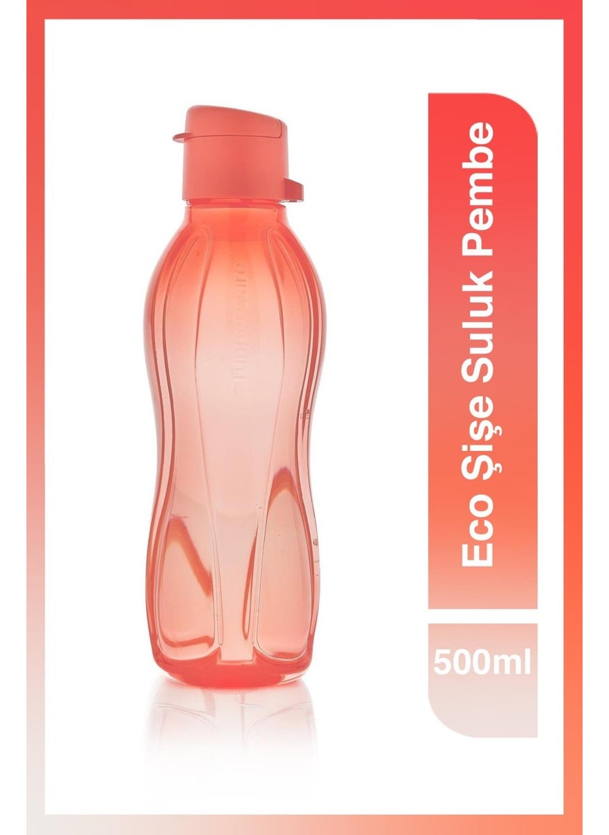 Tupperware Eco Bottle Drinker Easy Cap 500 ml Pink  - Image 1